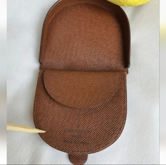 Louis Vuitton Mono Porte Monnaie Cuvette Leather Coin Purse Wallet Jewelry Case - Picture 8 of 10